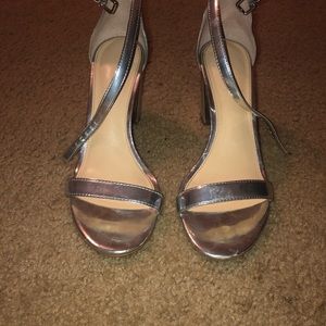 Silver heels